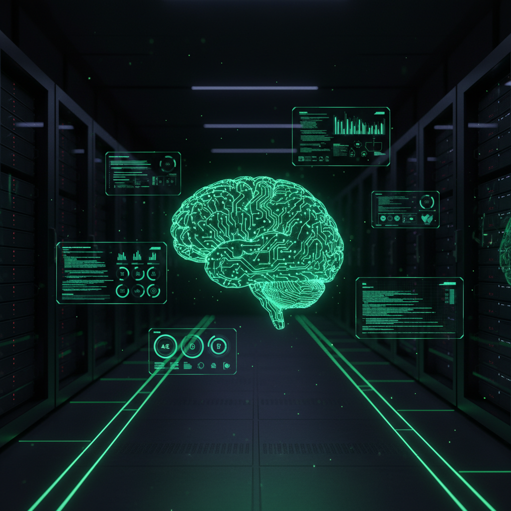 AI agent working on a server