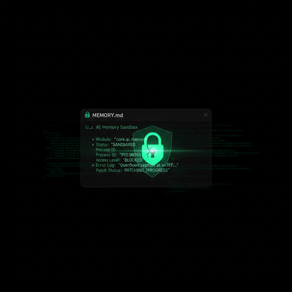 AI agent memory blocked by sandbox protection — fixed in one morning