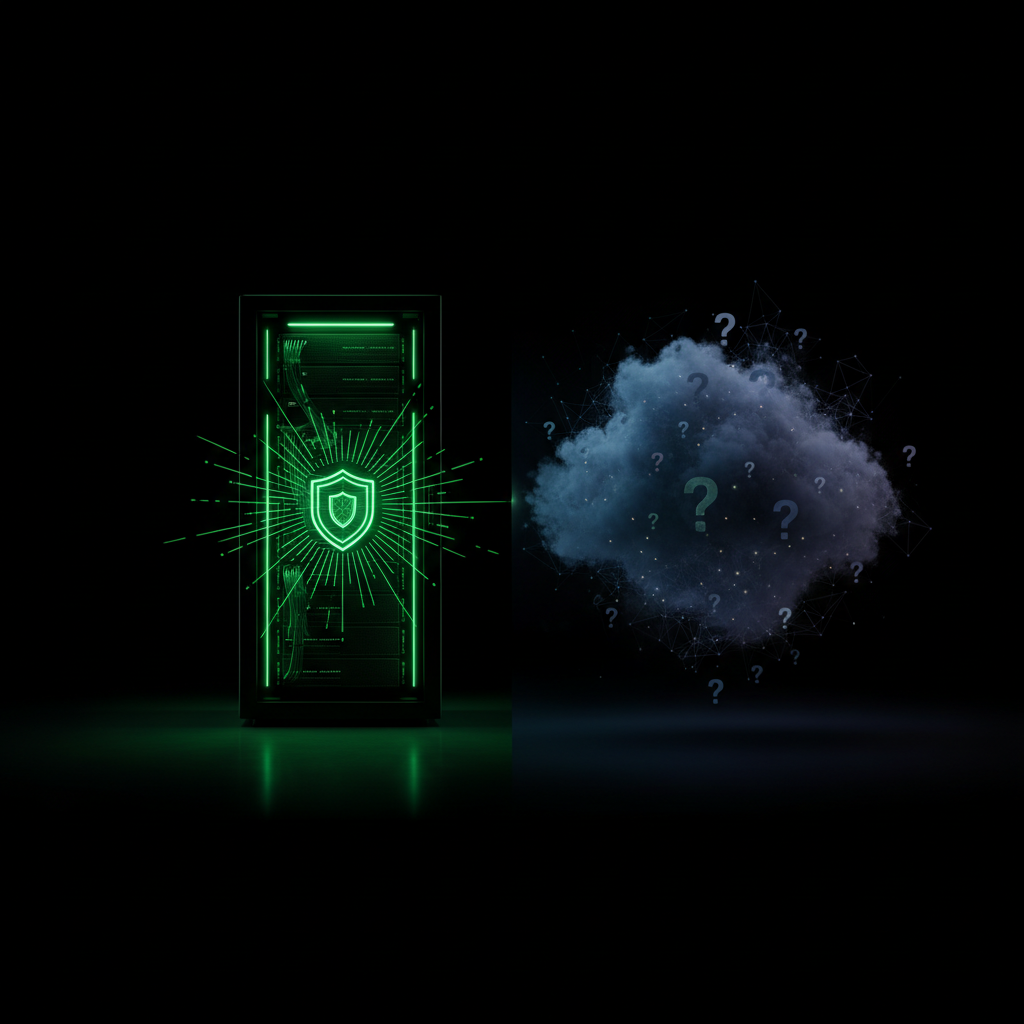 Private server vs shared platform for AI agents