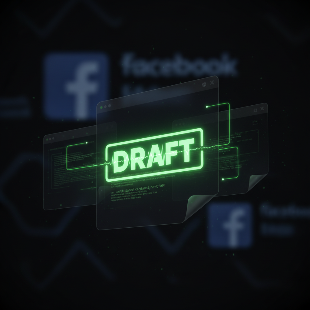 AI agent rebuilding Documentor's scheduler into a Create FB Draft button
