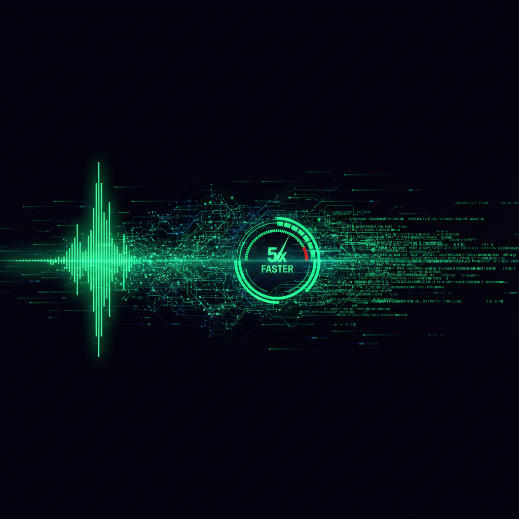 AI agent swaps openai-whisper for faster-whisper, making Thai transcription 5× faster on the same CPU