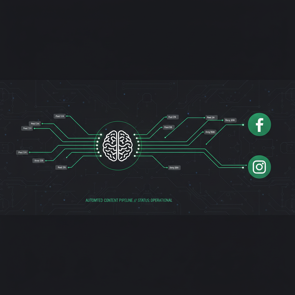 Auto content system — AI writes and posts automatically